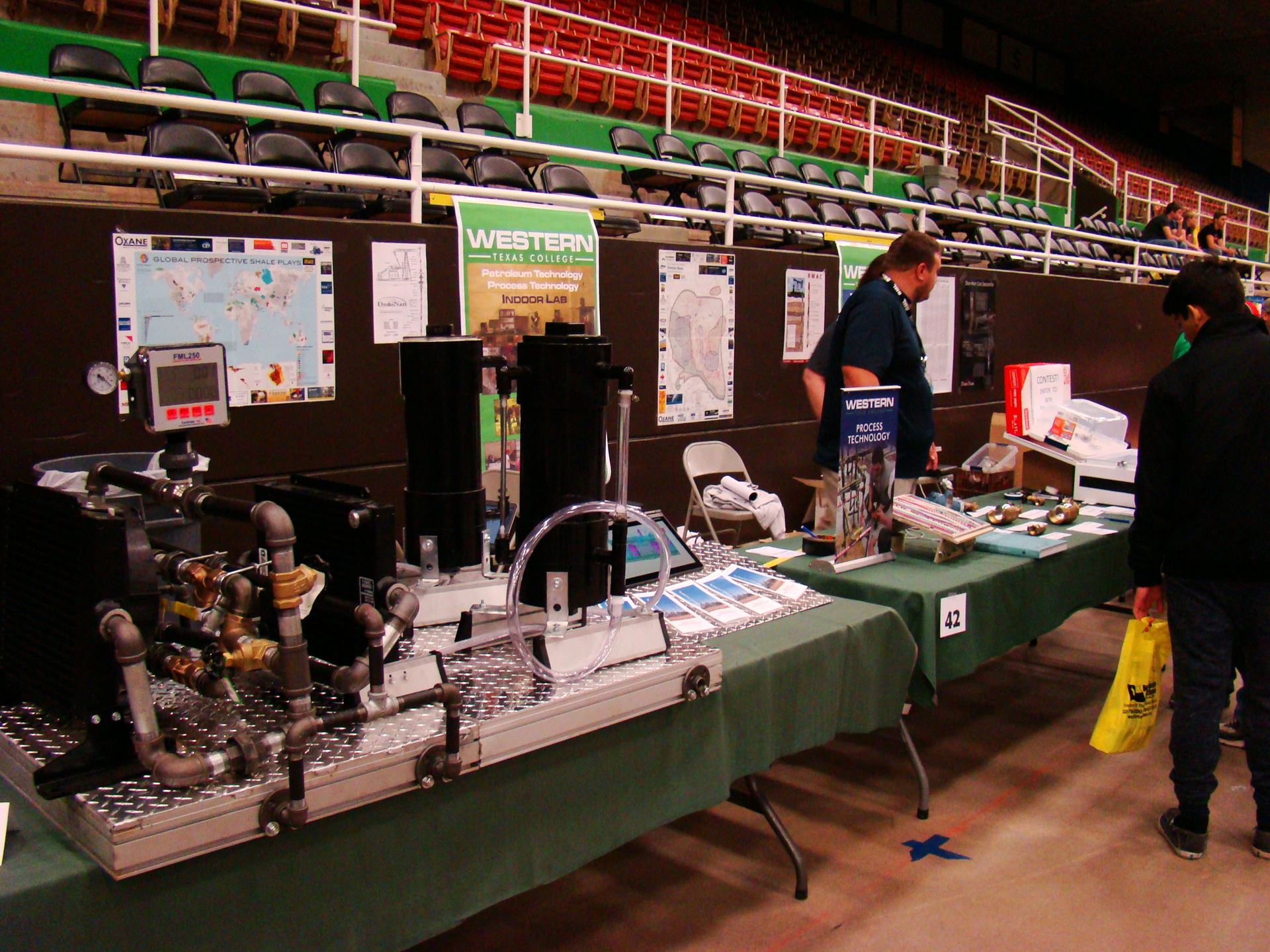 Equipment at Process Technology booth.